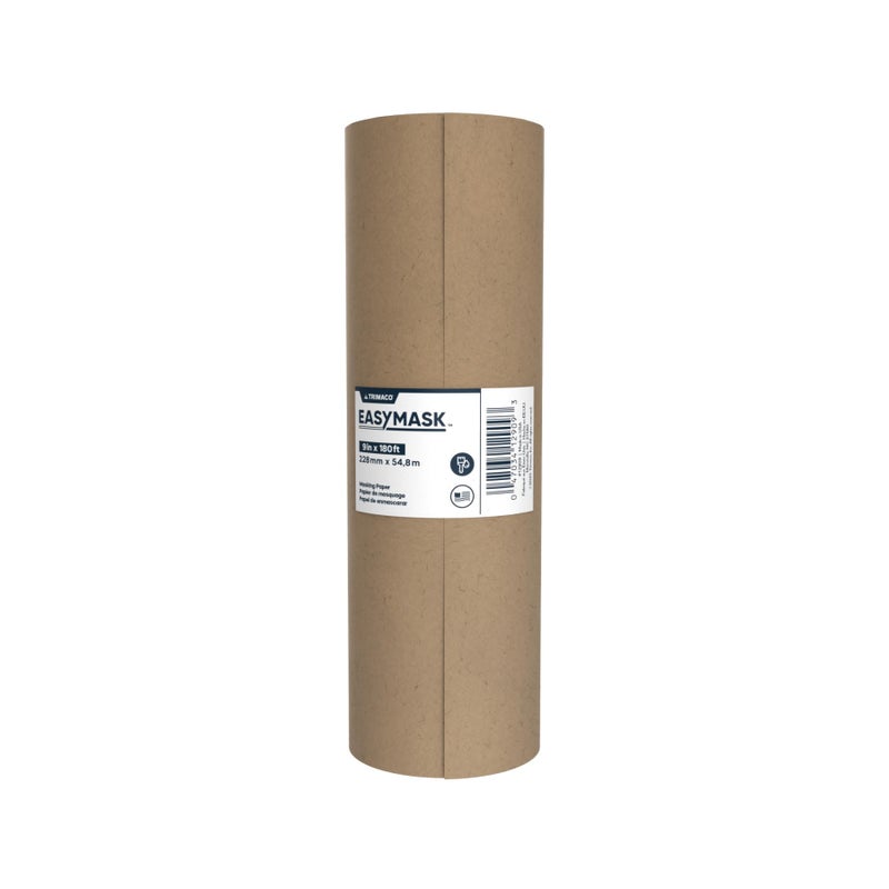 Trimaco ورق ماسك بني للاستخدام العام، 9 بوصة × 180 قدم - Image 1